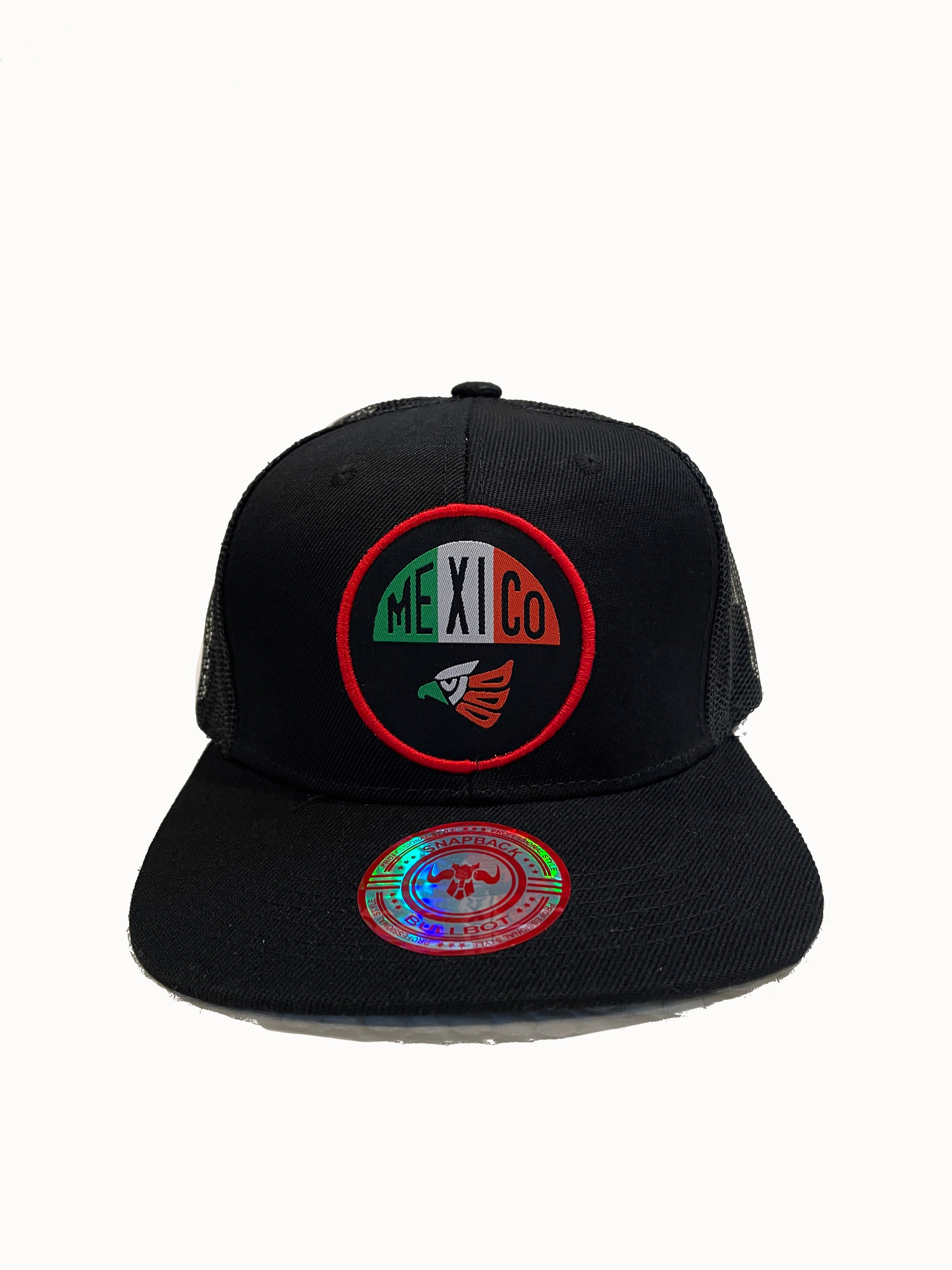 HPM-DZ-MEXICO EMBROIDERY FLAT BILL SNAPBACK-$5.50 - WHT - Burzip Wholesale
