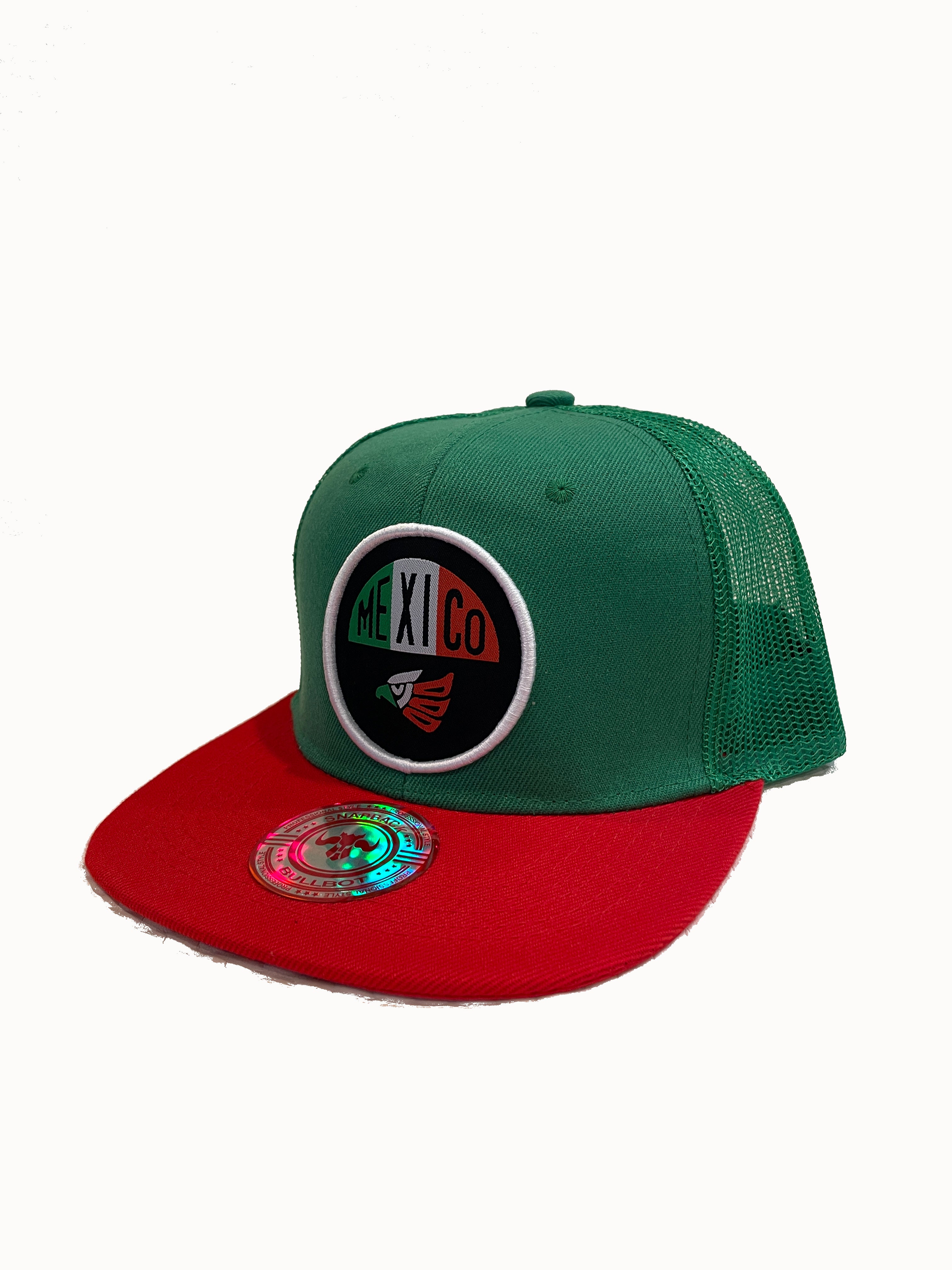 HPM-DZ-MEXICO EMBROIDERY FLAT BILL SNAPBACK-$5.50 - BLACK - Burzip Wholesale