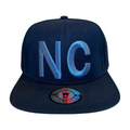 HP NC EMBROIDERY FLATBILL SNAPTBACK-$6 - DARK BLUE/ BLUE NC - Burzip Wholesale