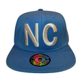 HP NC EMBROIDERY FLATBILL SNAPTBACK-$6 - BLUE - Burzip Wholesale