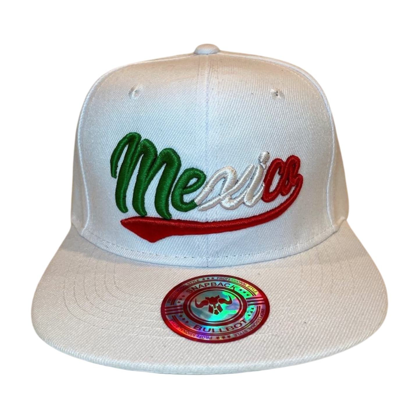 HP MEXICO EMBROIDERY FLATBILL SNAPBACK - BLACK/MEXICO - Burzip Wholesale