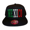 HP MEXICO EMBROIDERY FLATBILL SNAPBACK - WHIT/MEXICO - Burzip Wholesale