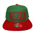 HP MEXICO EMBROIDERY FLATBILL SNAPBACK - BLACK/BLACK - Burzip Wholesale