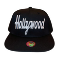 HP HOLLYWOOD EMBROIDERY, FLAT BILL SNAPBACK - BLUE3 - Burzip Wholesale