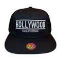 HP HOLLYWOOD EMBROIDERY, FLAT BILL SNAPBACK - GREY/BLACK - Burzip Wholesale