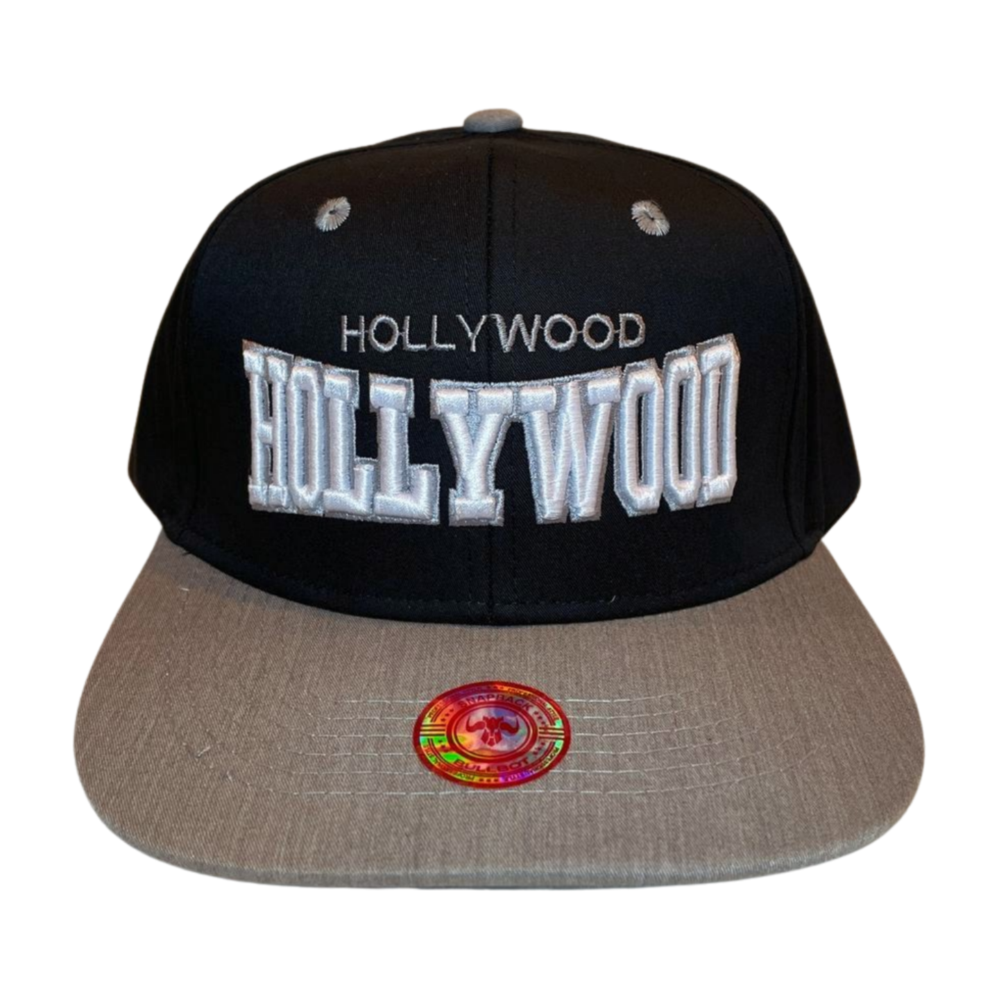 HP HOLLYWOOD EMBROIDERY, FLAT BILL SNAPBACK - PINK3 - Burzip Wholesale