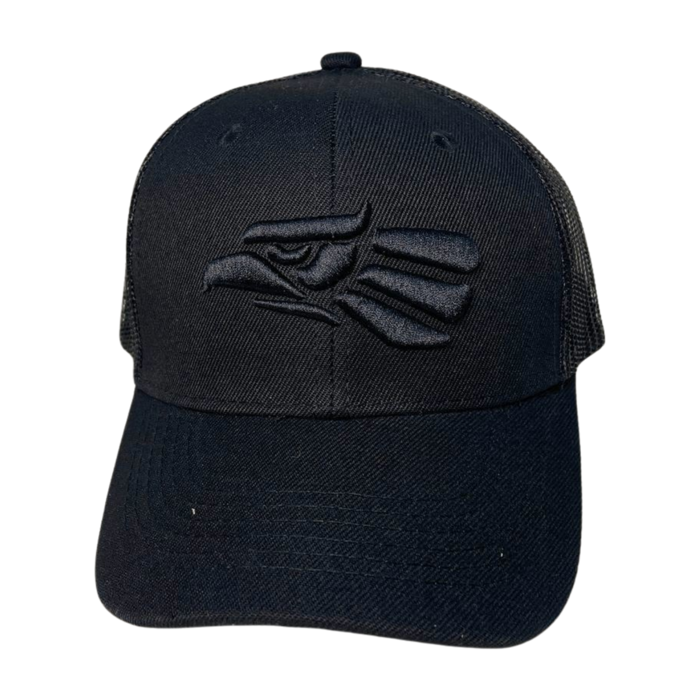 HV, HVM-EAGEL - BLK MESH/WHT/EMB - Burzip Wholesale