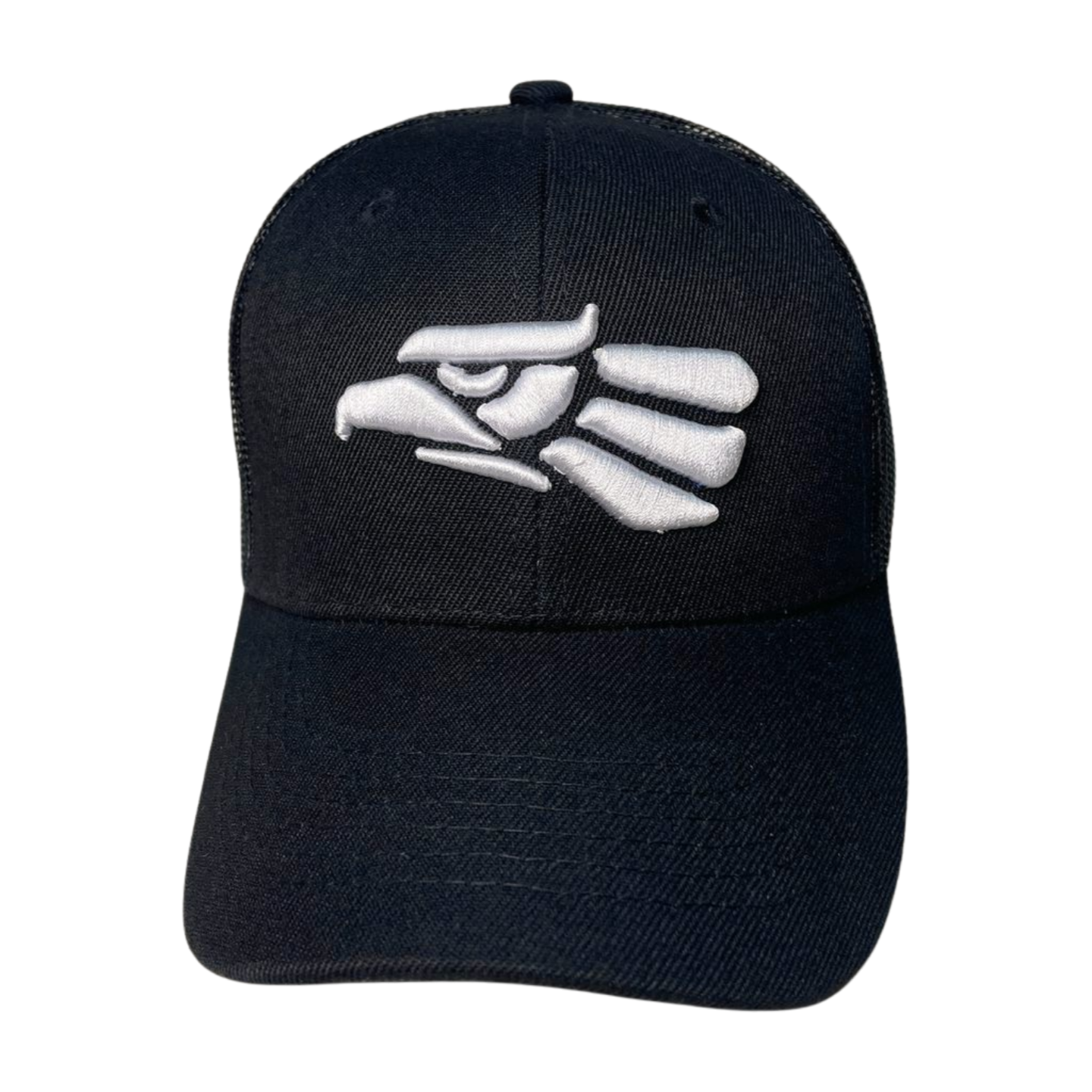 HV, HVM-EAGEL - BLK/WHT EMB - Burzip Wholesale