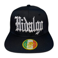HP CLASSIC LETTER WHT EMBROIDERY ON BLACK CAP FLAT BILL - HIDAIGO - Burzip Wholesale