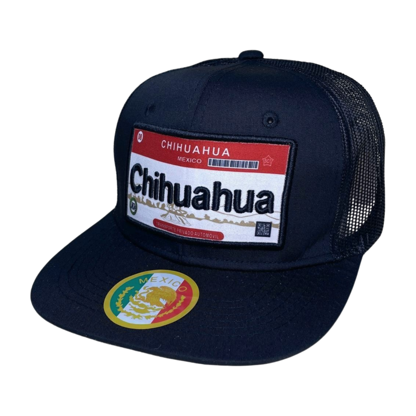 HTFM-BLK HAT WITH PATCH - CHIHUAHUA - Burzip Wholesale