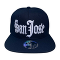 HPF-PK6-SAN JOSE EMBROIDERY, FLATBILL SNAPBACK 6PCS/PACK - BALCK2 - Burzip Wholesale
