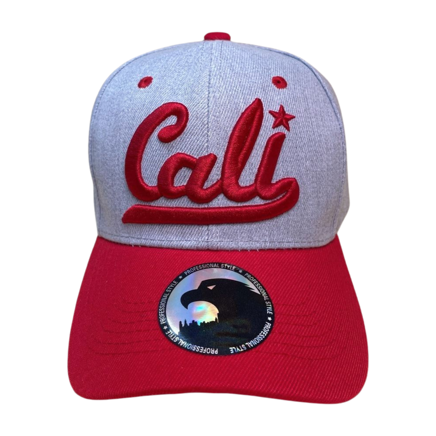 HV-DZ-CALI BEAR EMB-$4 - H.GREY/BLK EMB - Burzip Wholesale