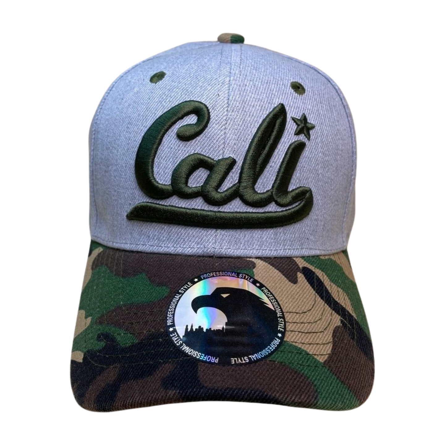 HV-DZ-CALI BEAR EMB-$4 - selected color - Burzip Wholesale