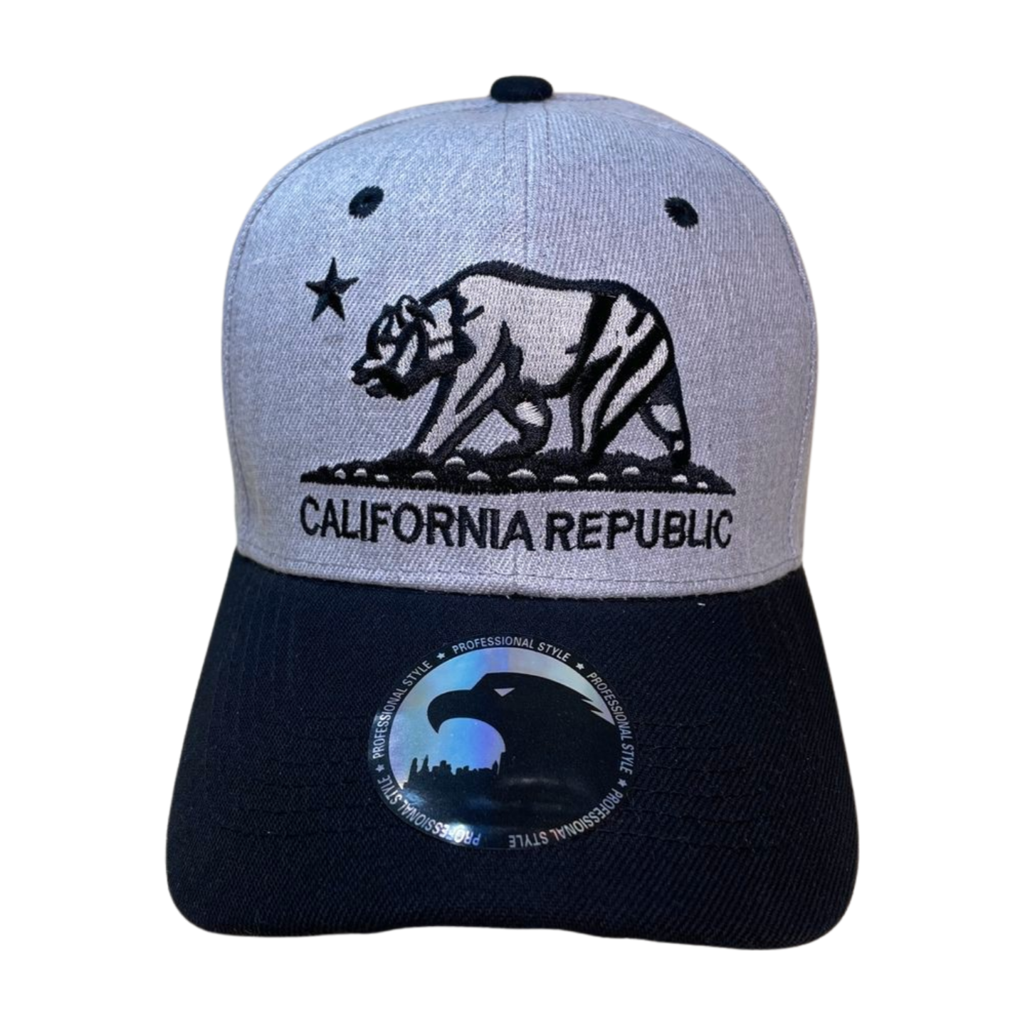 HV-DZ-CALI BEAR EMB-$4 - selected color - Burzip Wholesale
