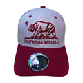 HV-DZ-CALI BEAR EMB-$4 - selected color - Burzip Wholesale