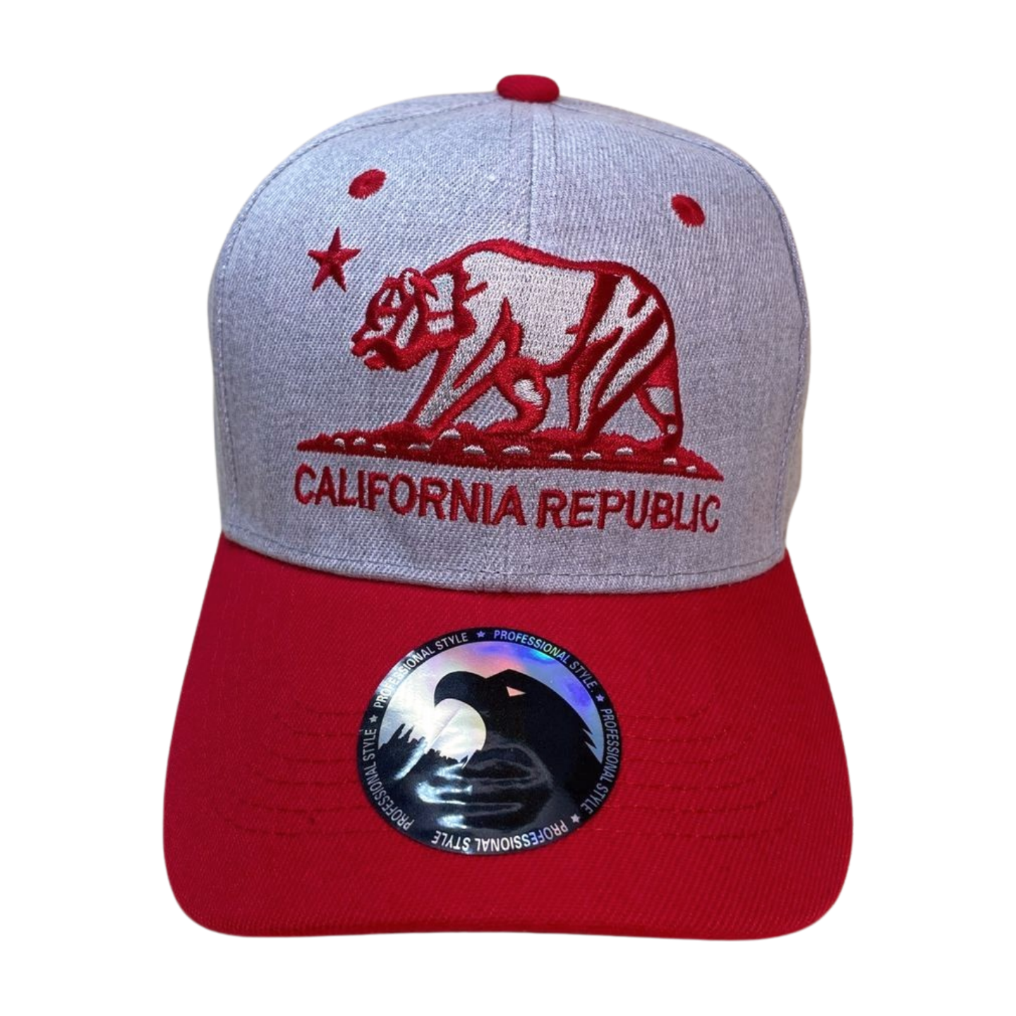 HV-DZ-CALI BEAR EMB-$4 - selected color - Burzip Wholesale