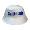 Bucket-DZ-CALIFORNIA Embroidery 12PCS/DZ HBC - WHT/ROYAL - Burzip Wholesale