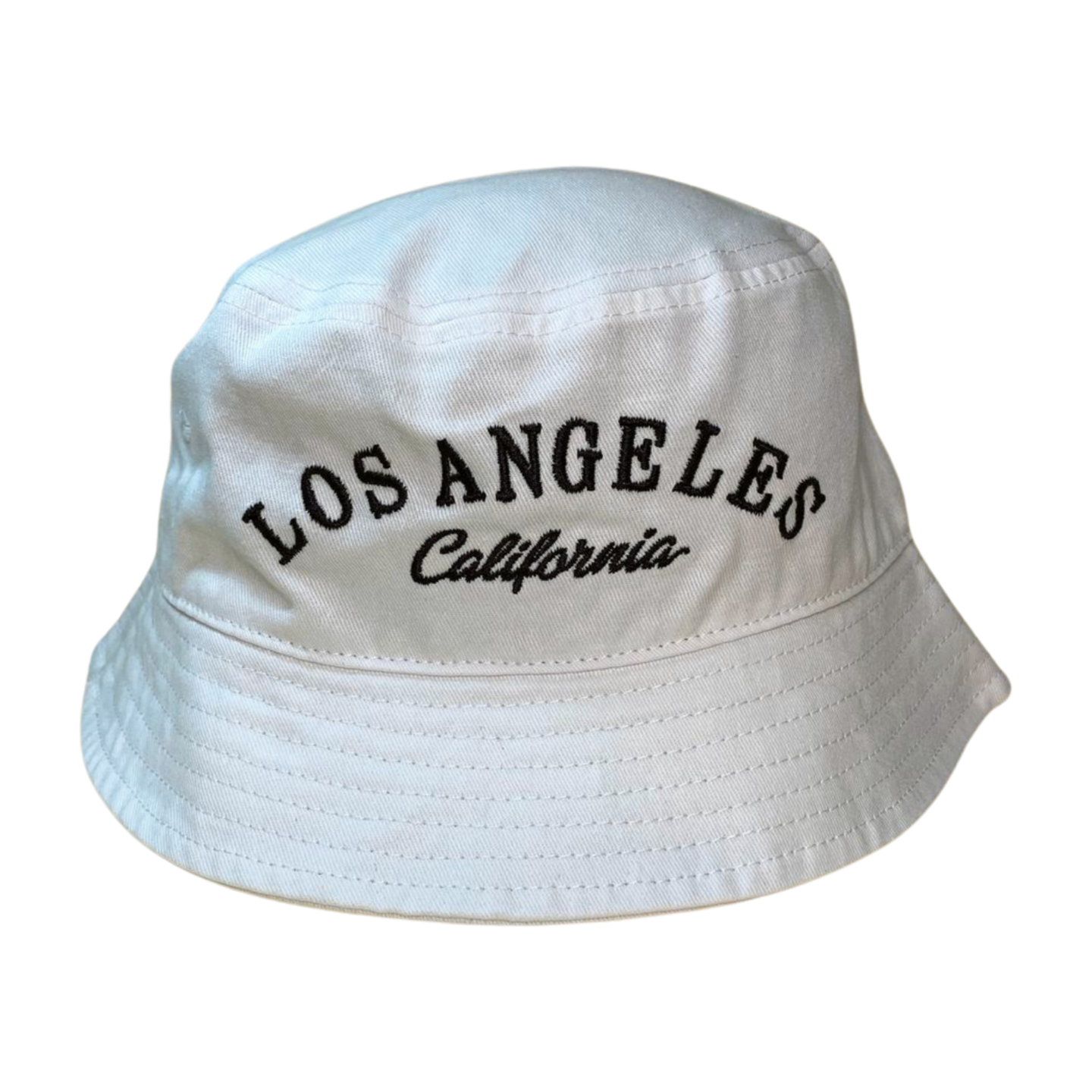 Bucket Hats with Thin Letter Embroider Los Angeles California Embbuc - RED - Burzip Wholesale