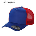 5panel Twill Crown Tracker Mesh Snapback 2tone 5trtm - H.GREY/WHITE - Burzip Wholesale