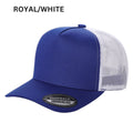 5panel Twill Crown Tracker Mesh Snapback 2tone 5trtm - D.GREY/BLK - Burzip Wholesale