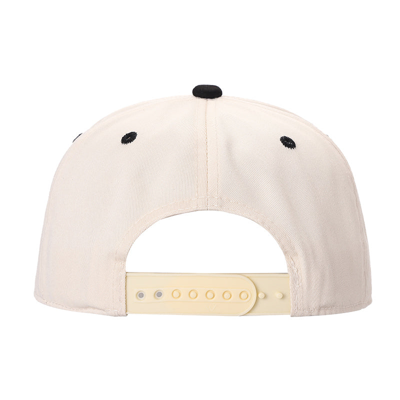 5panel Twill Head Suede Bill Blank Caps Tcs - TAN/ROY - Burzip Wholesale