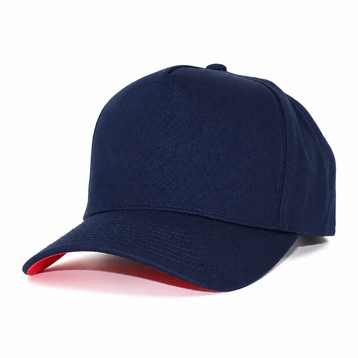 5 Panel Two Tone Structured Snapback Cap Tc - Navy - Burzip Wholesale