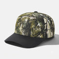 Hunting Camo / Black wholesale 5 panel camouflage blank adjustable cap for embroidery and custom printing
