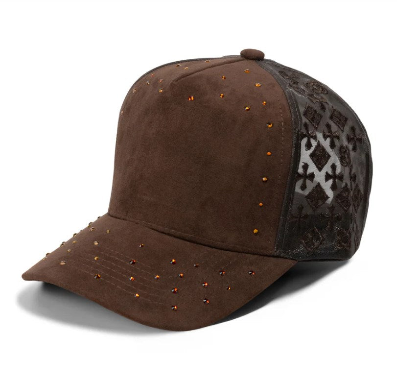 5 Panel Embroidered Side Logo Distressed Baseball Cap #5021 | Procap Wholesale - Dark Green - Burzip Wholesale