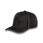 5panel Cotton Denim Fabric Snapback Wholesale 5denim HOT3 - BLACK DENIM - Burzip Wholesale