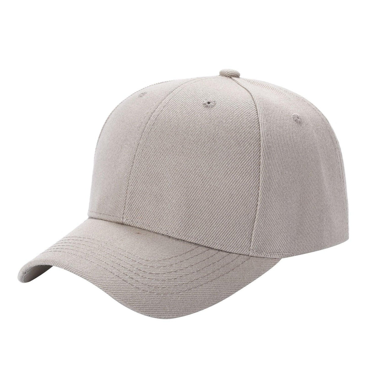 Kids Plain 6Panel Velcro Baseball Cap 600K