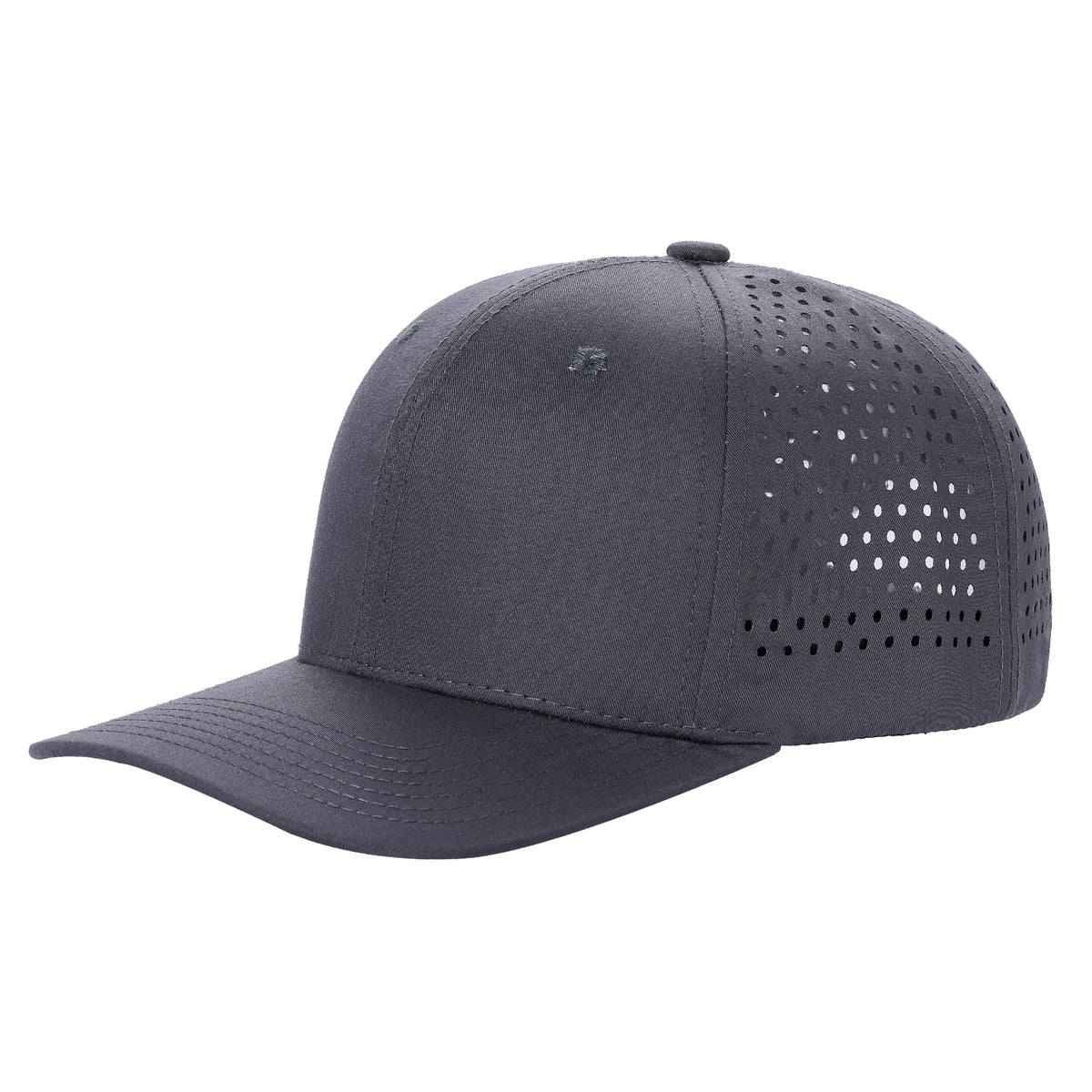 6panel Laser Performance Cap Adjustable Snap Back Hat 6laser - KHAKI - Burzip Wholesale