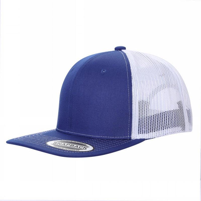 6TFTM - 6PANEL FLAT BILL - H.grey/white - Burzip Wholesale