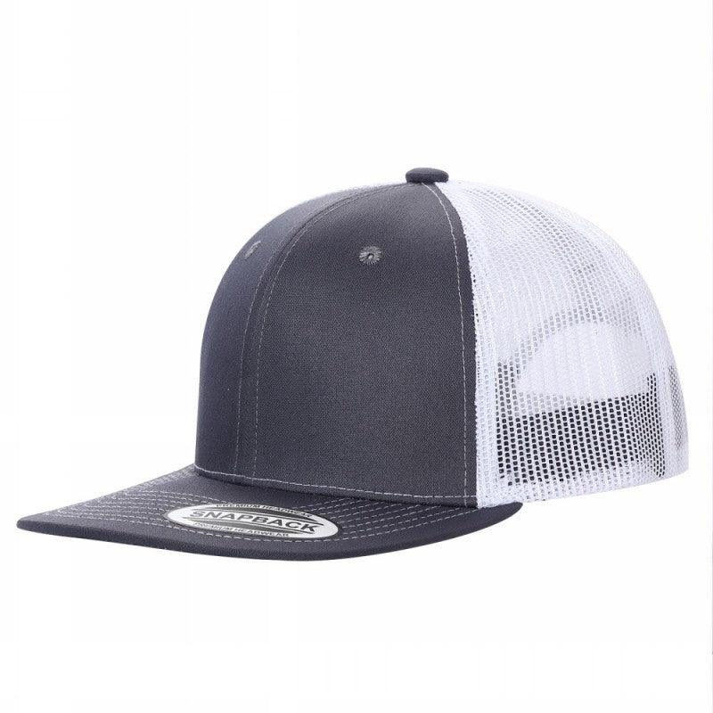 6TFTM - 6PANEL FLAT BILL - Red/white - Burzip Wholesale