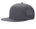 7panel Laser Vented Back Snapback Flatbill Cap 7laser - 7LASER-ROY - Burzip Wholesale