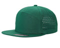 7panel Laser Vented Back Snapback Flatbill Cap 7laser - 7LASER-CHARCOAL - Burzip Wholesale