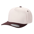 5panel Twill Head Suede Bill Blank Caps Tcs - TAN/SKY - Burzip Wholesale