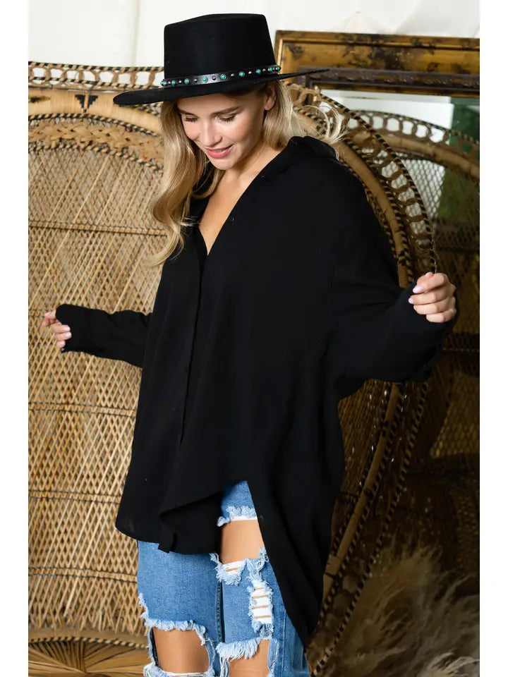ST0105 PK3 Washed Oversized Button Up Shirts | Burzip Inc #ST0105-PK3