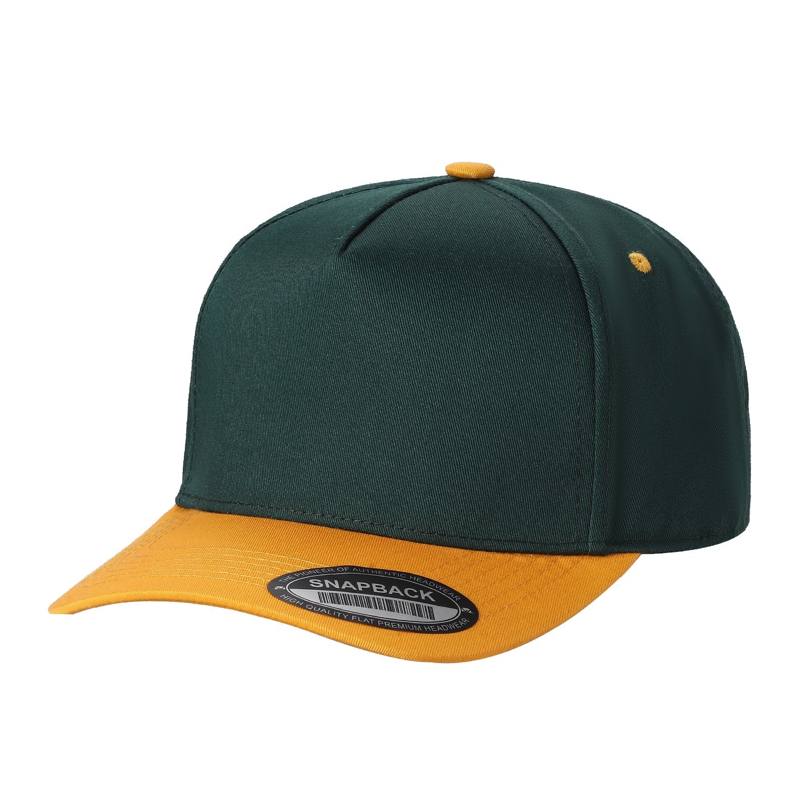 5panel Solid with Under Bill Colored Blank Caps Tcoa - selected color - Burzip Wholesale