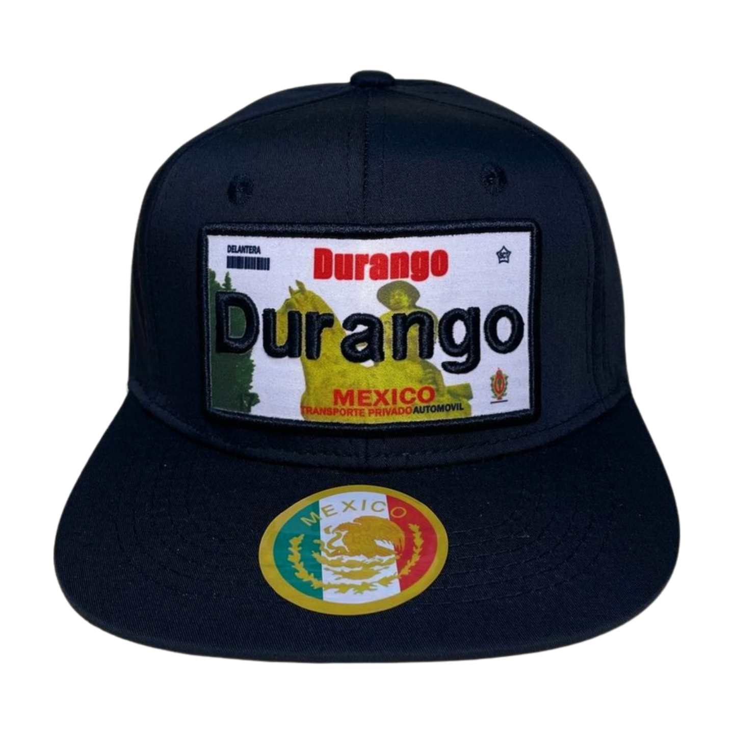HTF-MX CITY-PK6-BLK SNAPBACK WITH PATCH, EMBROIDERY (6PCS/PACK) - DURANGO - Burzip Wholesale
