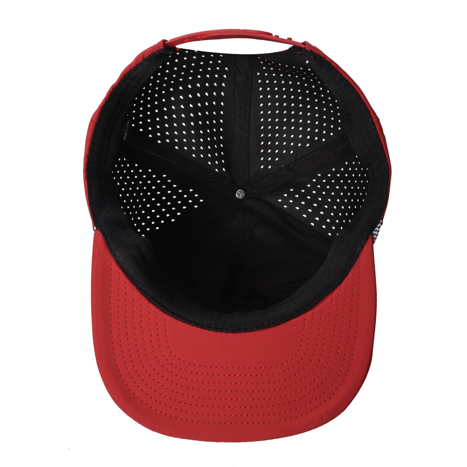 5panel Unstructured Crown W/ Laser Back W/ Rope Flatbill Water Proof Fabric 5wpr - K.GREEN - Burzip Wholesale