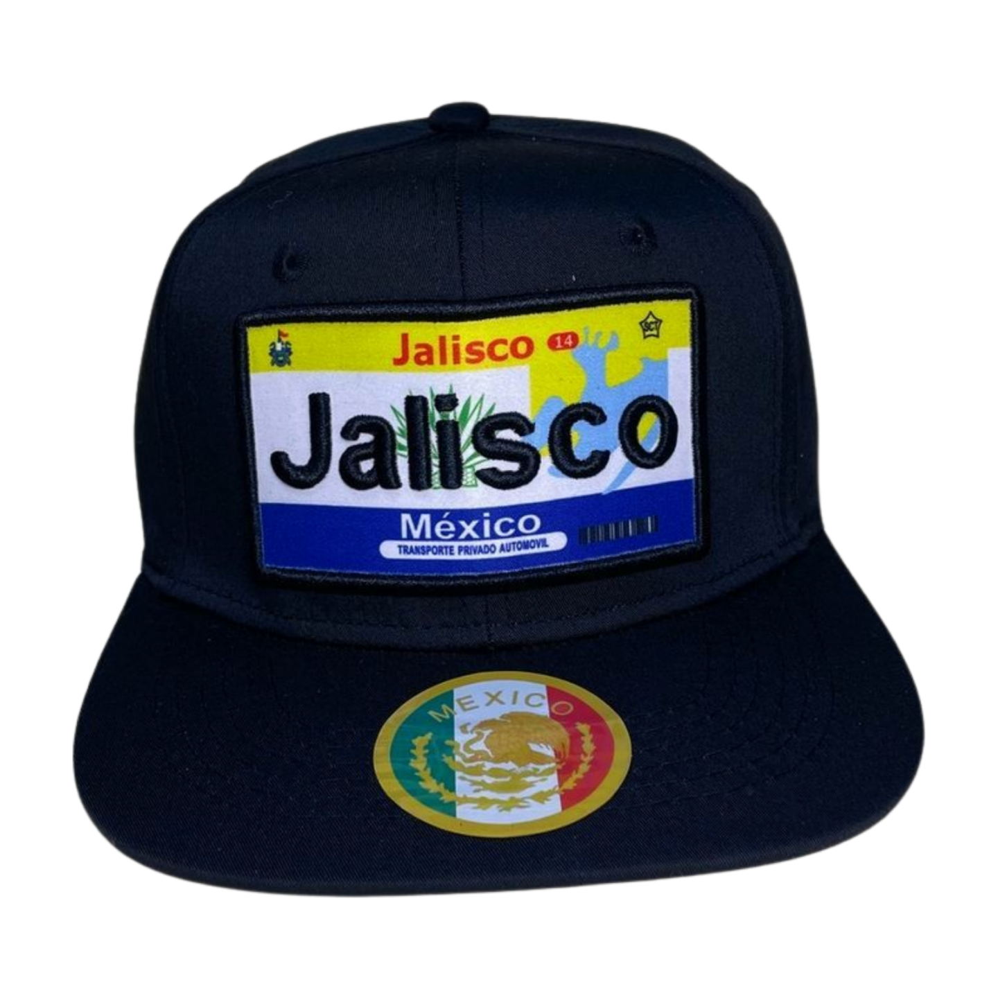 HTF-MX CITY-PK6-BLK SNAPBACK WITH PATCH, EMBROIDERY (6PCS/PACK) - JALISCO - Burzip Wholesale