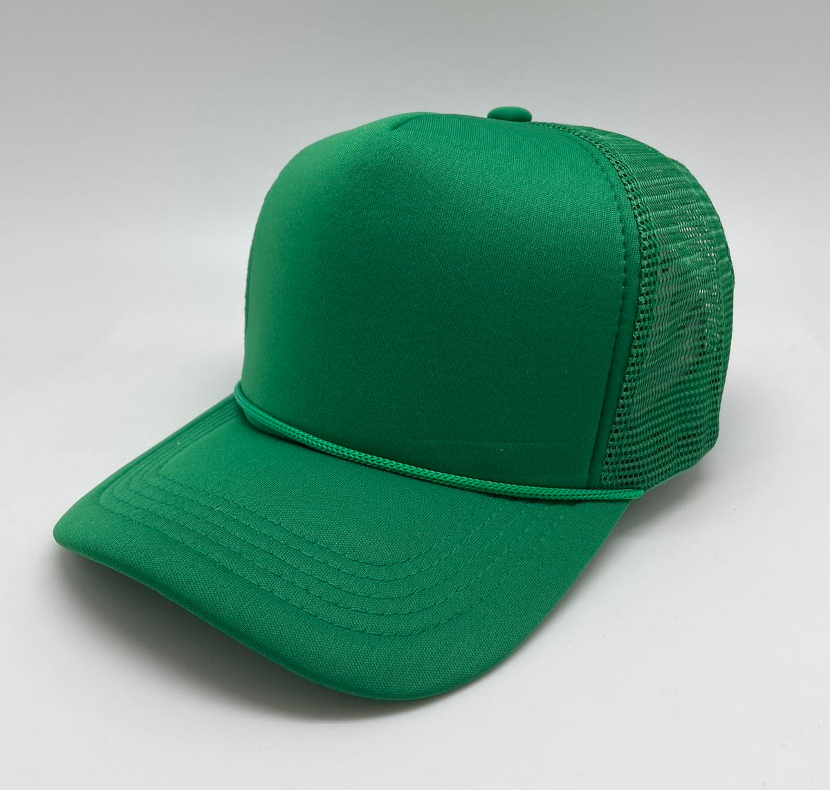 Sponge Foam Trucker Mesh for Kids 5panel Adult Unisex Stm - WHT/RED/BLK - Burzip Wholesale