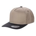 TCBLK-5 Panel Black Color Snapback Baseball Cap - selected color - Burzip Wholesale