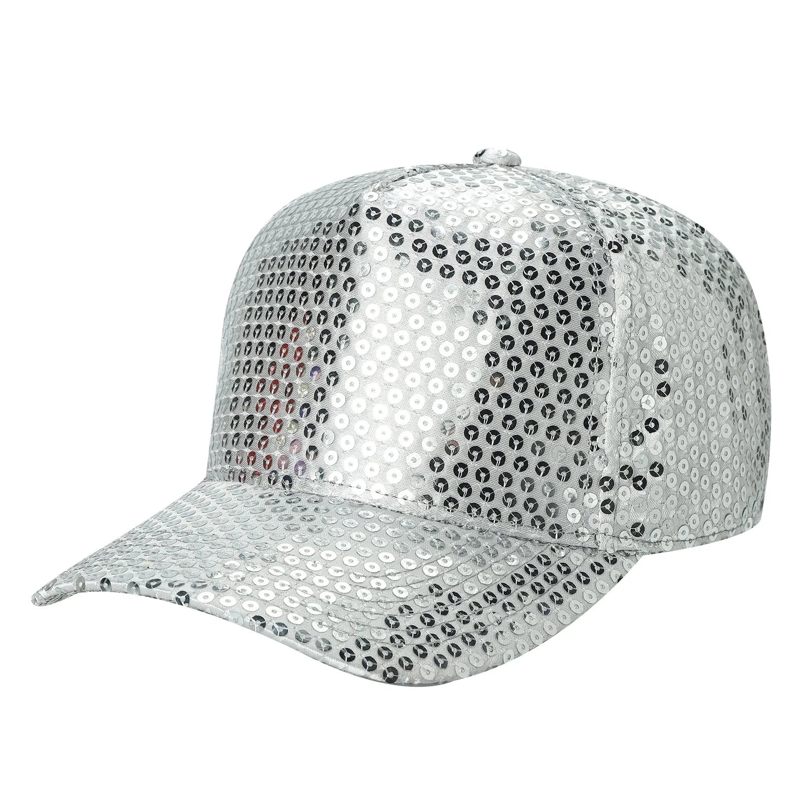5Panel Sequince Fabric Cap tcsq - L.GREY - Burzip Wholesale