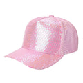 5Panel Sequince Fabric Cap tcsq - L.PINK - Burzip Wholesale