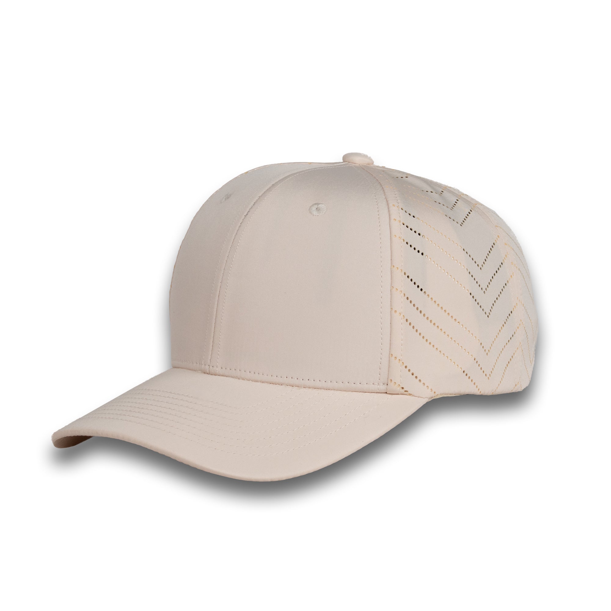 Wholesale 6 Panel Laser Performance Cap Buckle Back Hat 6laser - BLACK - Burzip Wholesale