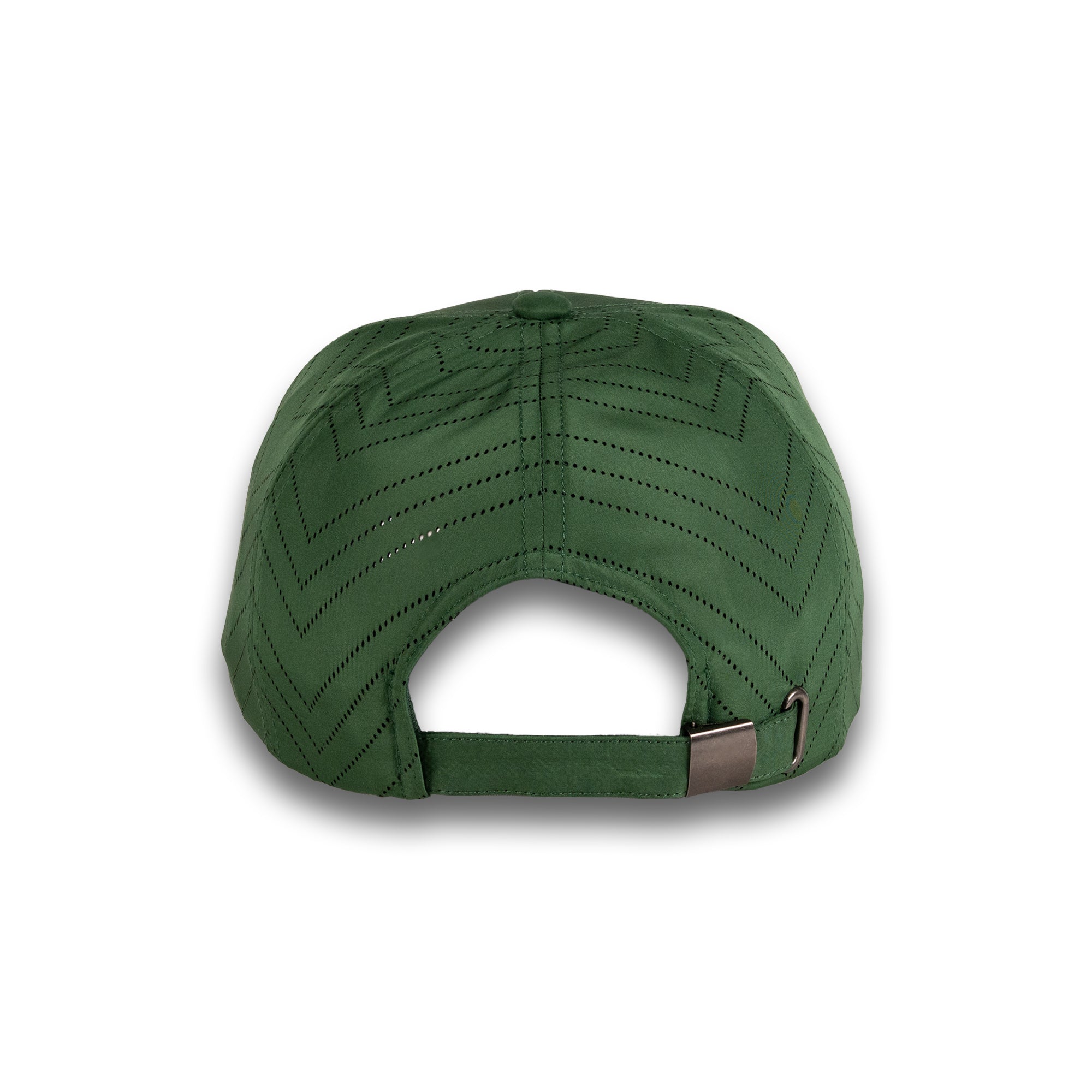 Wholesale 6 Panel Laser Performance Cap Buckle Back Hat 6laser - L.GREY- - Burzip Wholesale