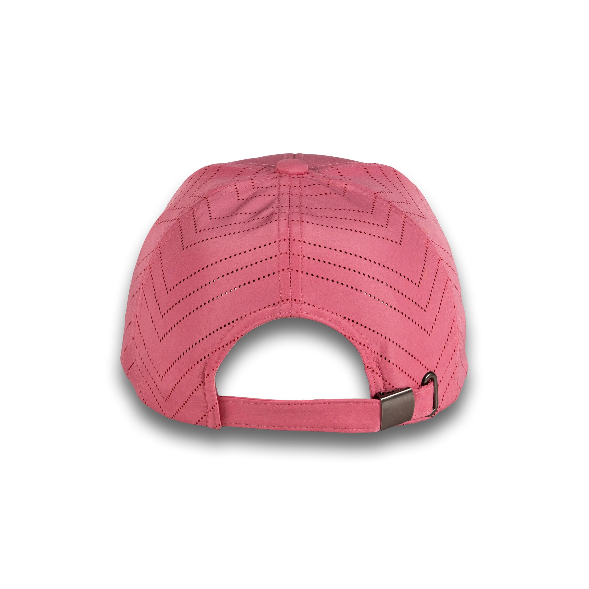 Wholesale 6 Panel Laser Performance Cap Buckle Back Hat 6laser - WINE- - Burzip Wholesale