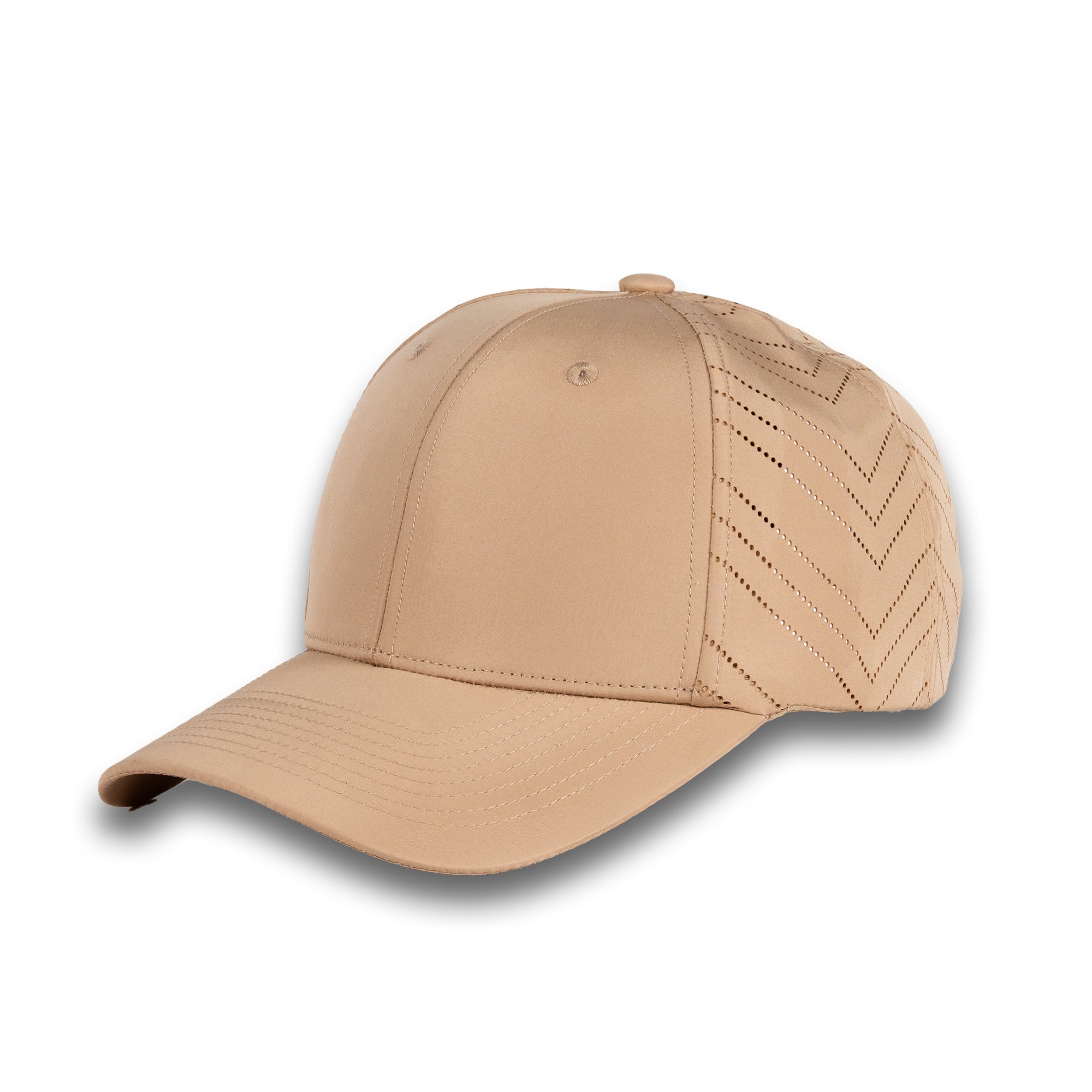 Wholesale 6 Panel Laser Performance Cap Buckle Back Hat 6laser - selected color - Burzip Wholesale