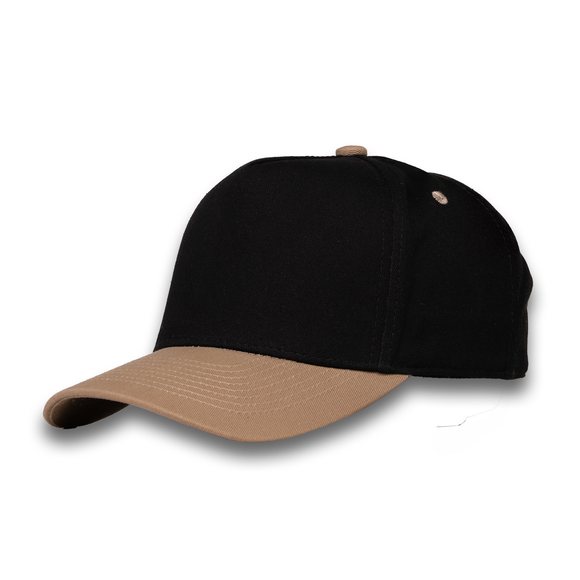 5panel Twill Snapback 100% Cotton - selected color - Burzip Wholesale
